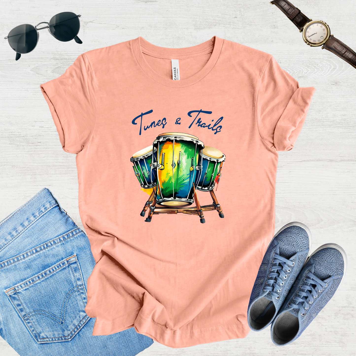 Tunes & Trails – Rhythmic Journeys Tee