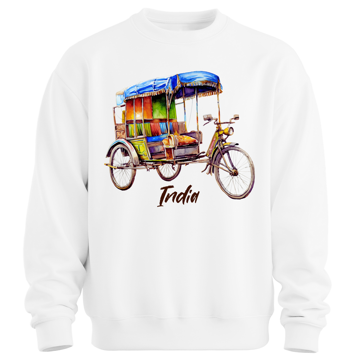 Rickshaw Rides: Explore India Sweatshirt