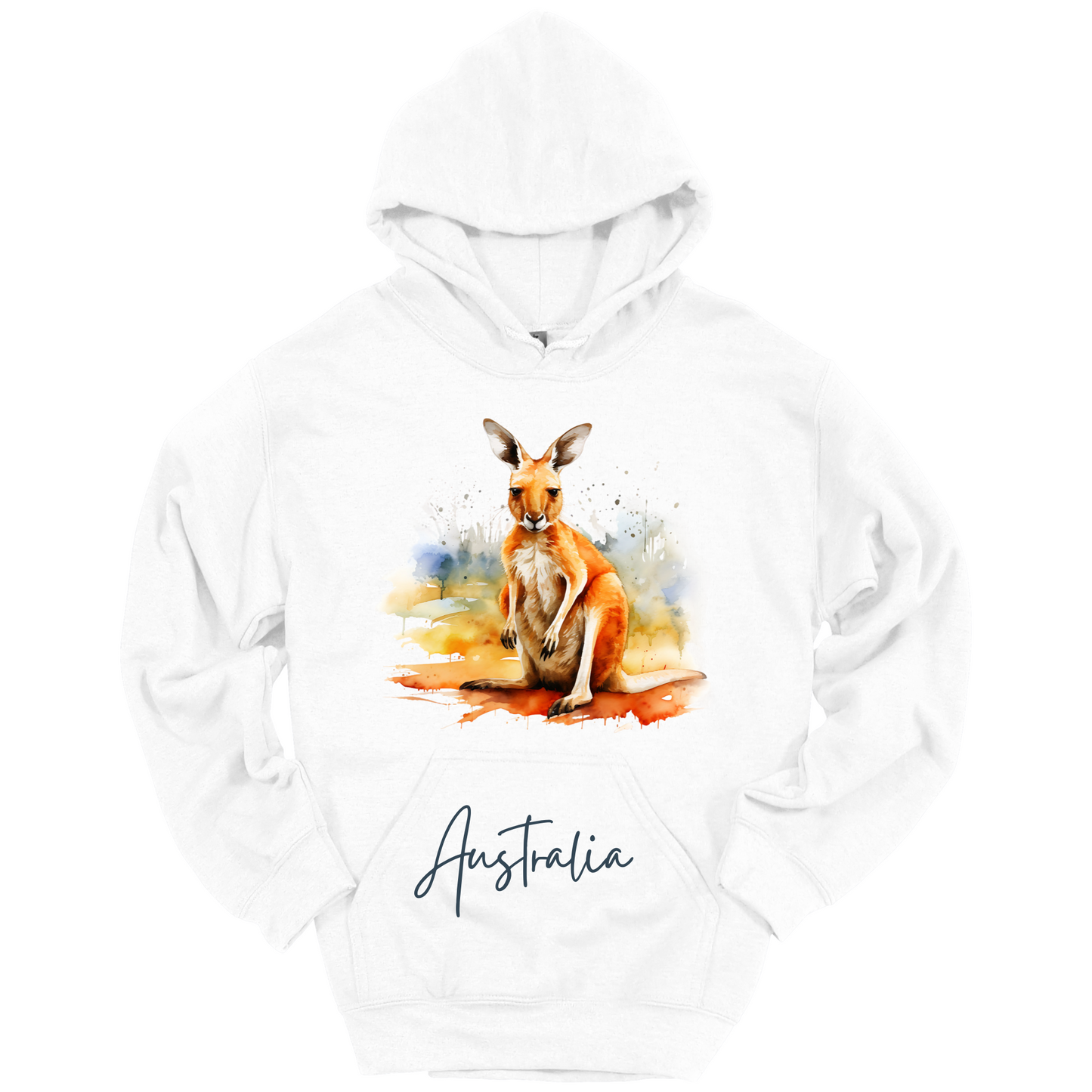 Aussie Hopper Kangaroo Travel Hoodie