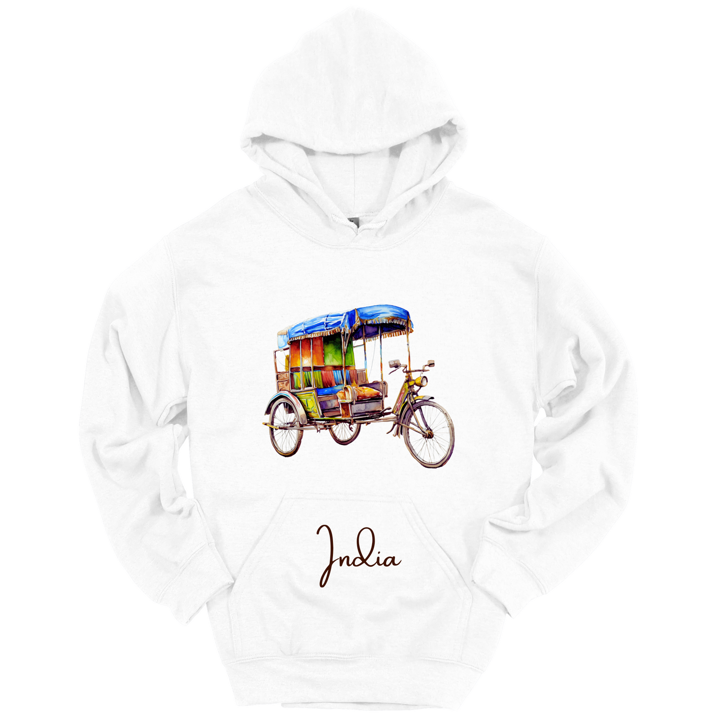 Rickshaw Rides: Explore India Hoodie
