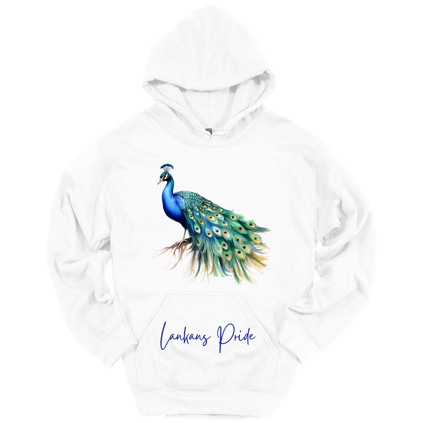 Majestic Peacock Sri Lanka Hoodie