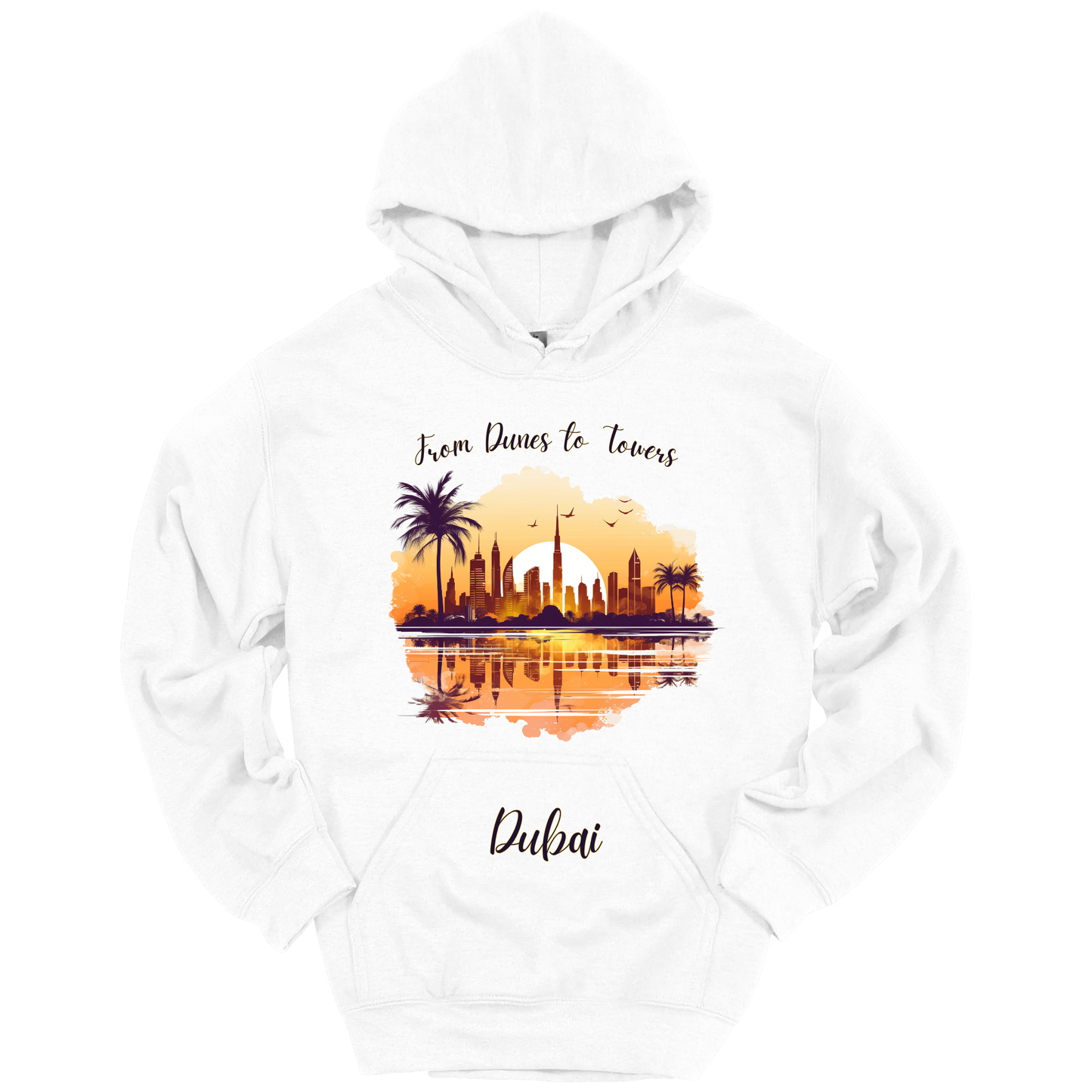 From Dunes to Towers: Dubai Adventure Hoodie