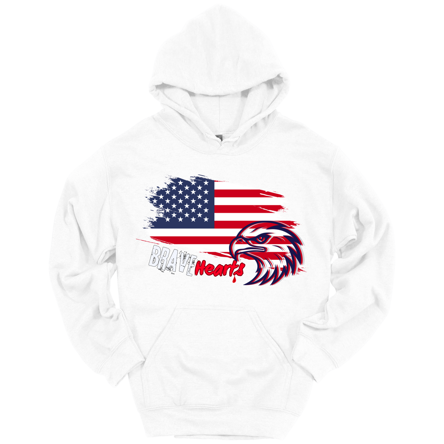 Brave Hearts – Patriot Hawk Hoodie