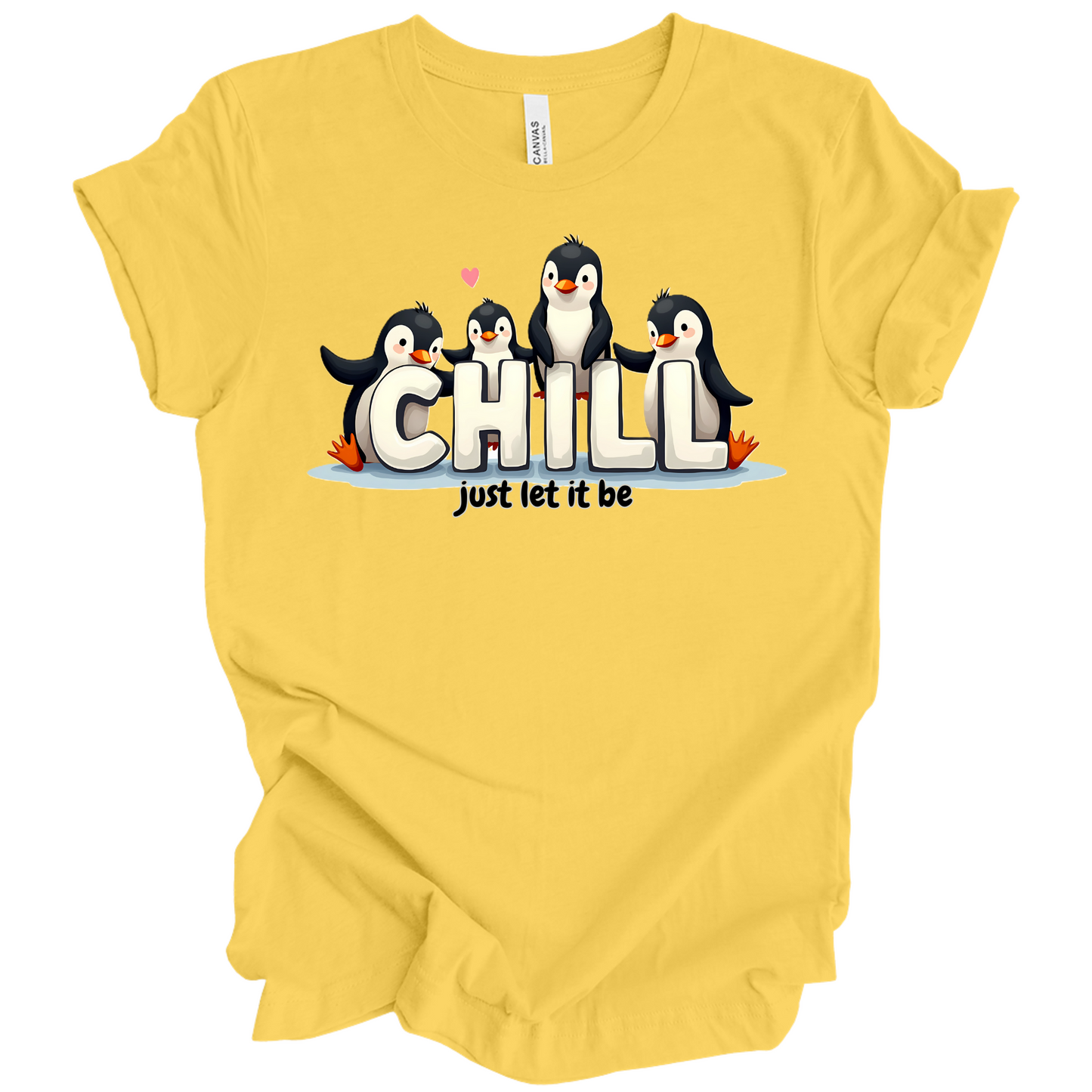 Chill Vibes Only – Penguin Edition Tee