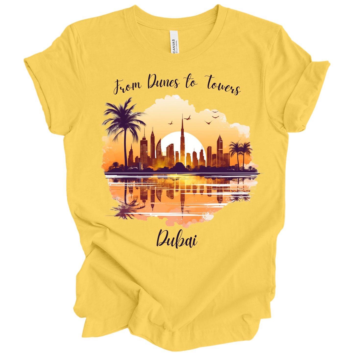 From Dunes to Towers: Dubai Adventure Tee