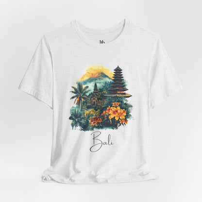 Bali Tropical Sunset T‑Shirt — Island Paradise Floral Tee