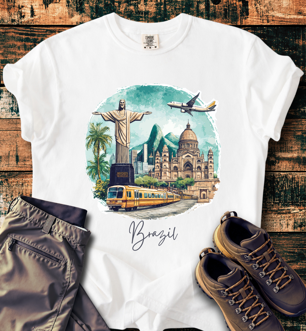 Brazil Rio Landmarks T-Shirt