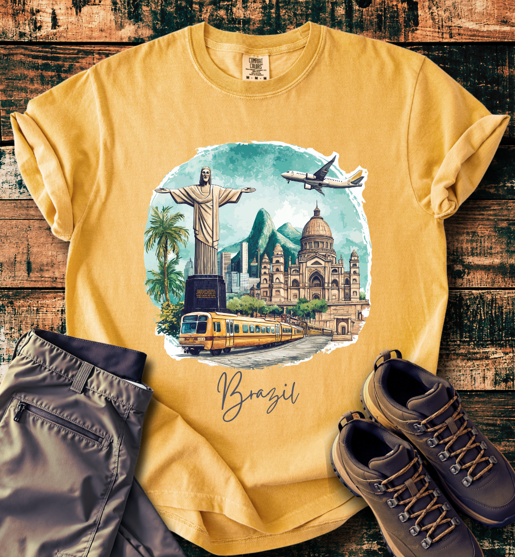 Brazil Rio Landmarks T-Shirt