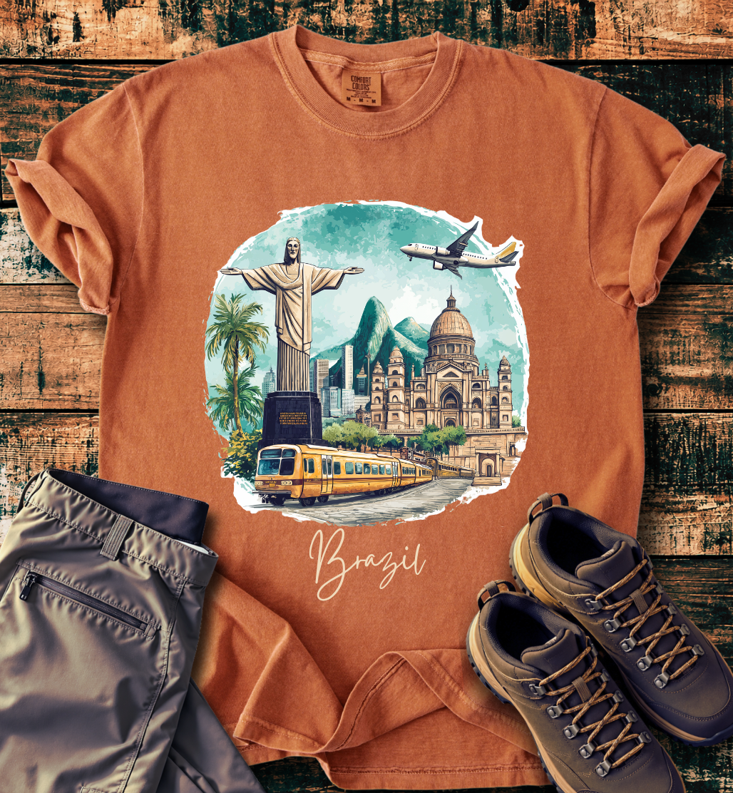 Brazil Rio Landmarks T-Shirt