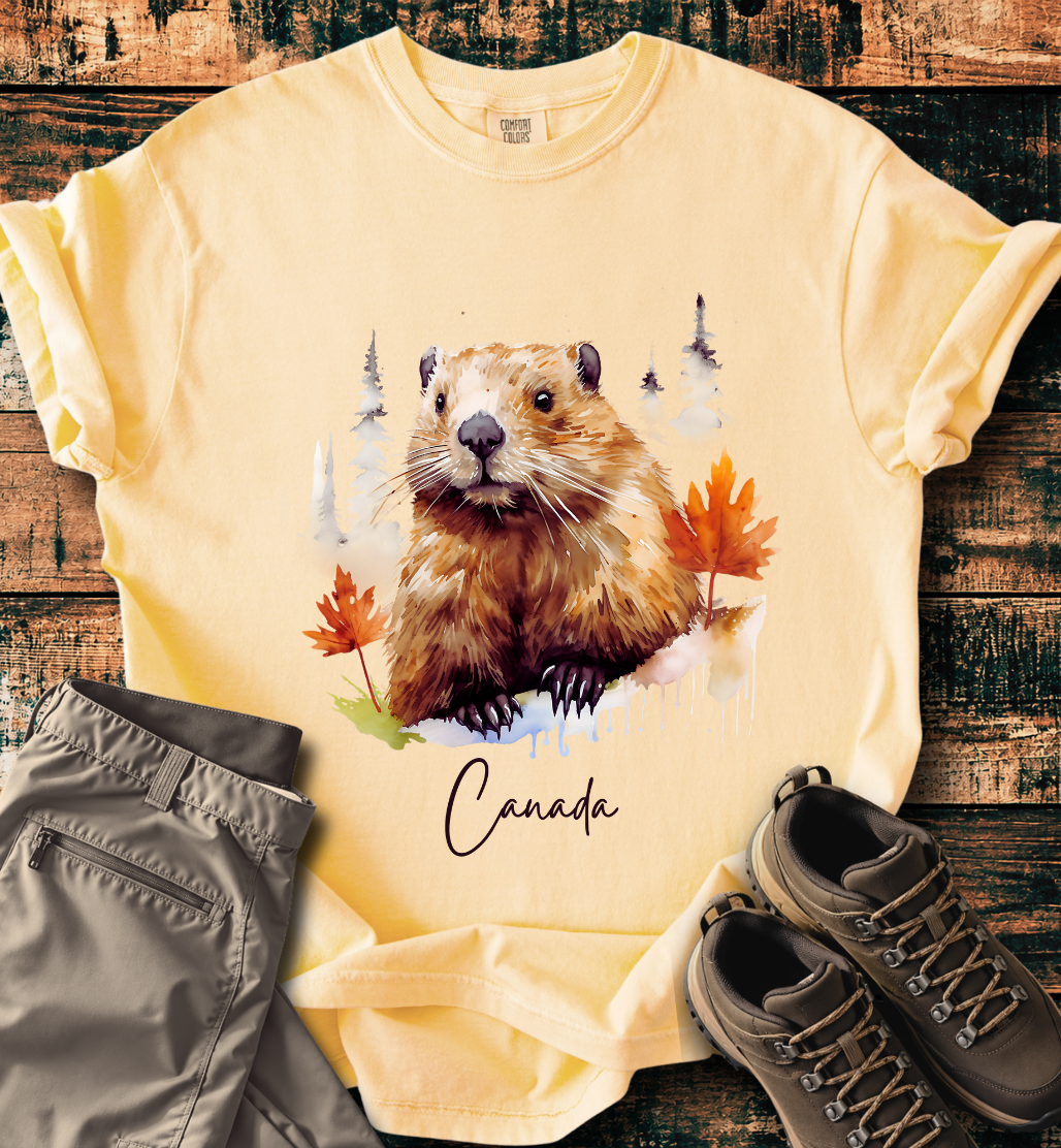 Canada Beaver Autumn T-Shirt