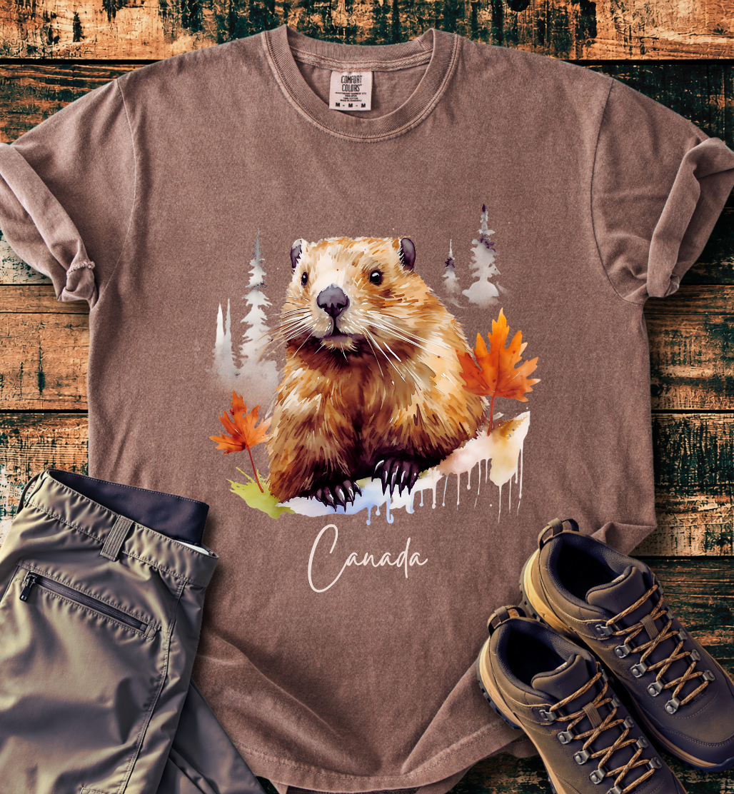 Canada Beaver Autumn T-Shirt