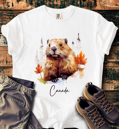 Canada Beaver Autumn T-Shirt
