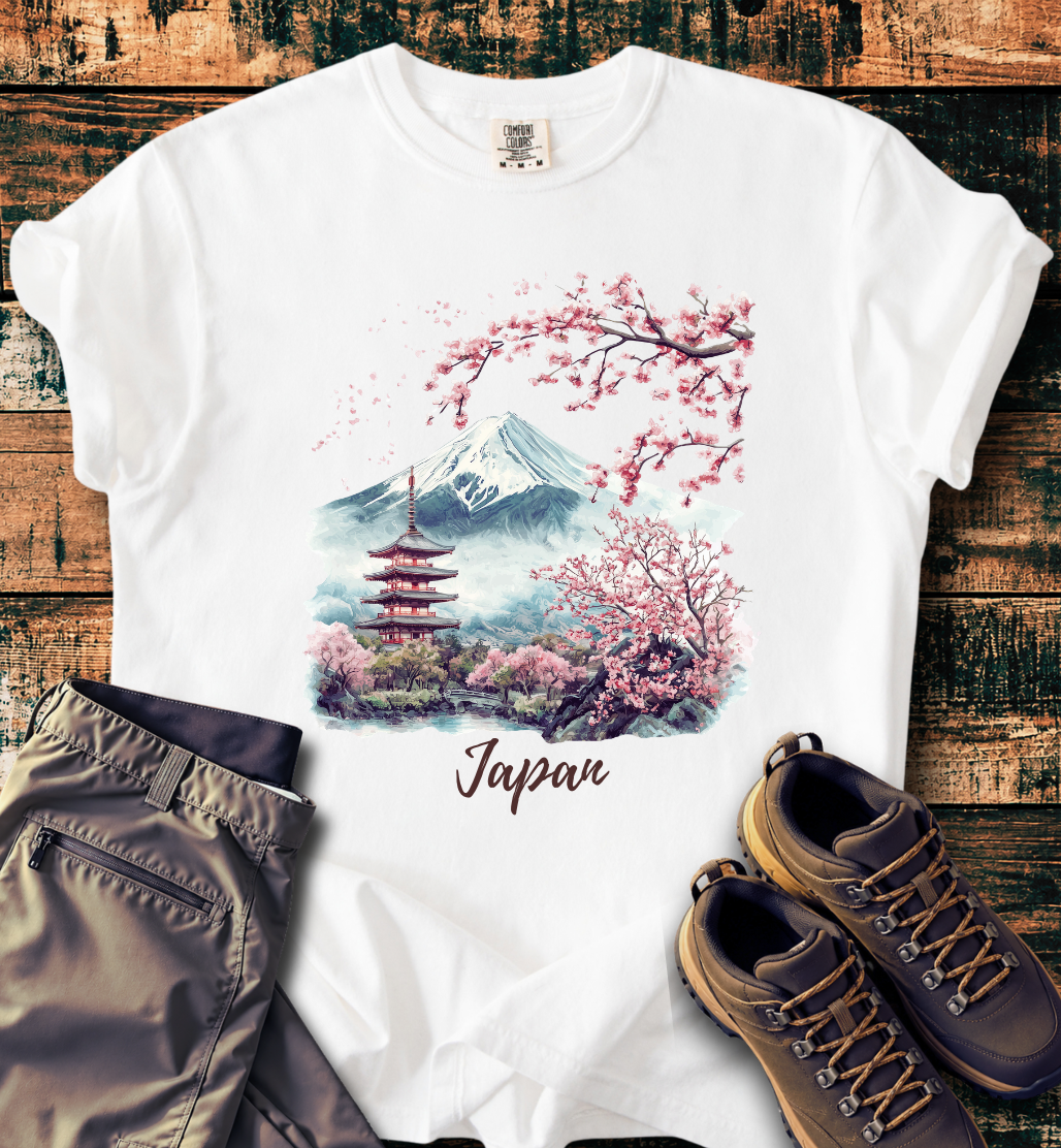 Japan Cherry Blossom T-Shirt