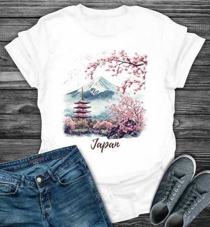 Japan Cherry Blossom Softstyle T-Shirt