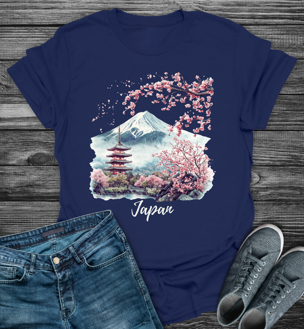 Japan Cherry Blossom Softstyle T-Shirt