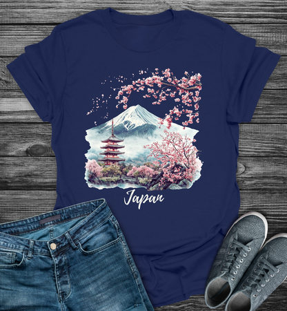 Japan Cherry Blossom Softstyle T-Shirt