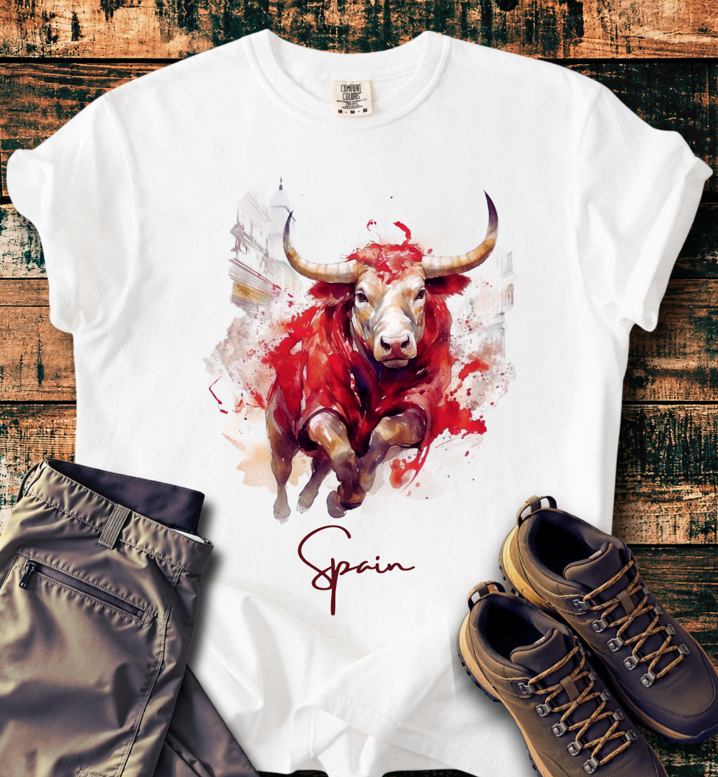 Spain Bullfight Spirit T-Shirt
