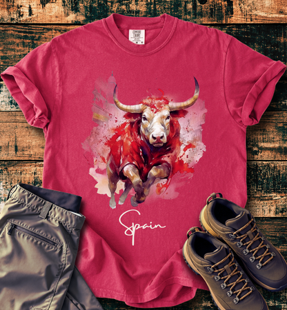 Spain Bullfight Spirit T-Shirt