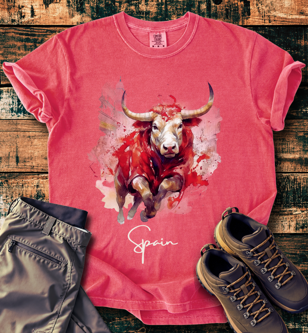 Spain Bullfight Spirit T-Shirt