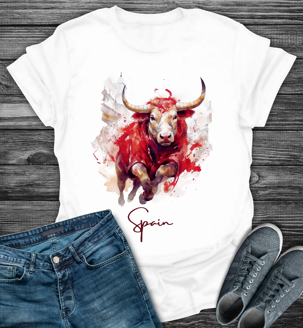 Spain Bullfight Spirit Softstyle T-Shirt