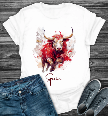 Spain Bullfight Spirit Softstyle T-Shirt