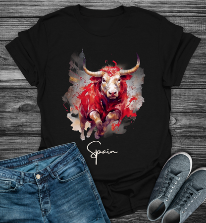 Spain Bullfight Spirit Softstyle T-Shirt