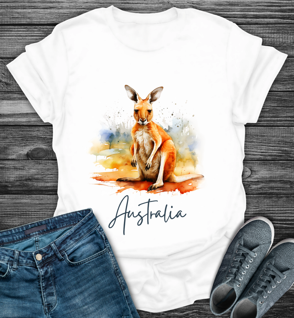Australia Kangaroo Softstyle T-Shirt