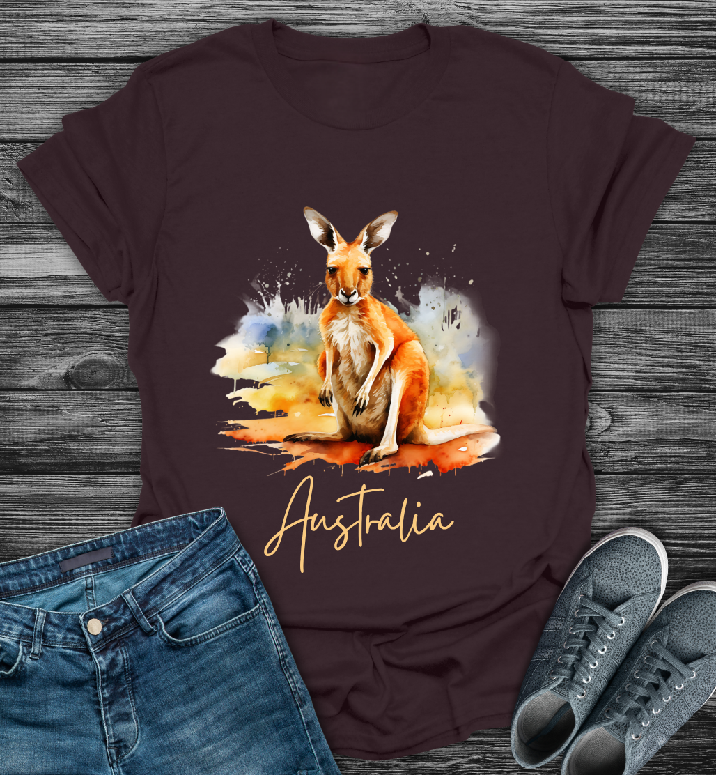 Australia Kangaroo Softstyle T-Shirt