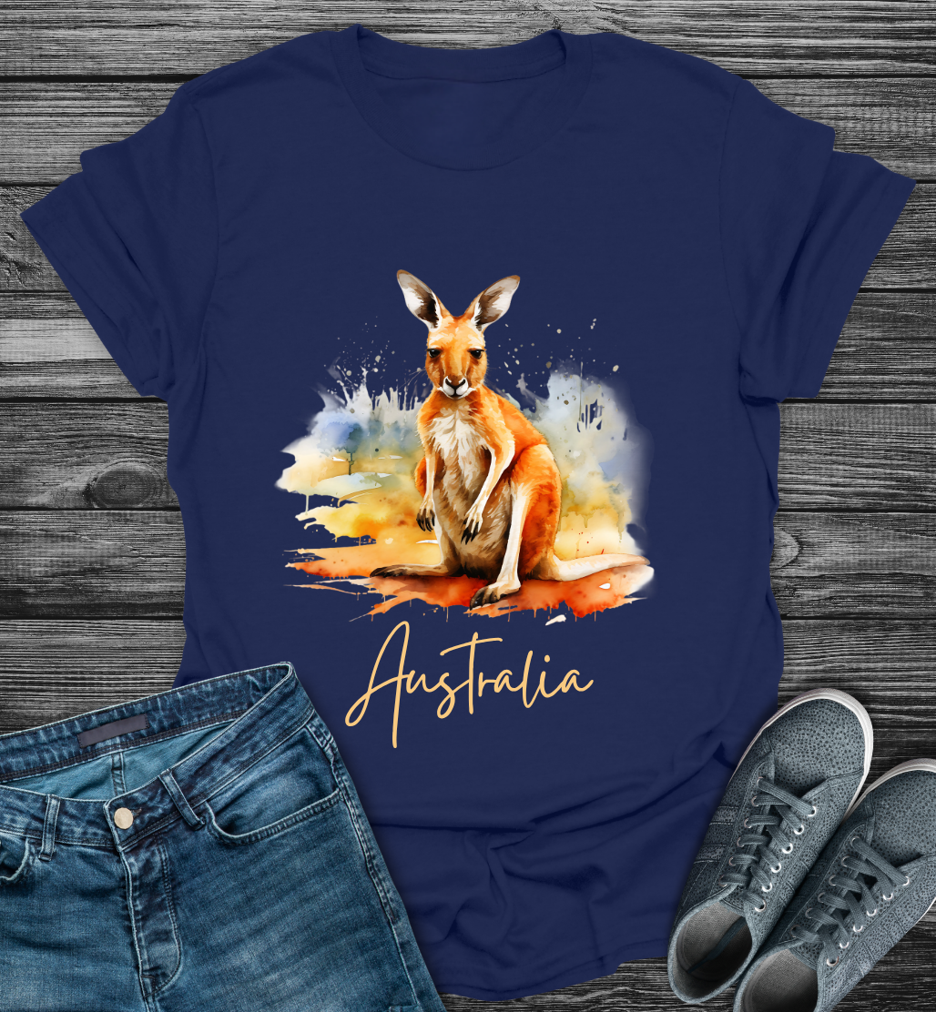 Australia Kangaroo Softstyle T-Shirt