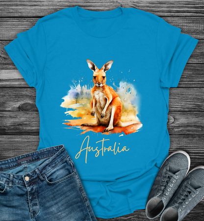 Australia Kangaroo Softstyle T-Shirt