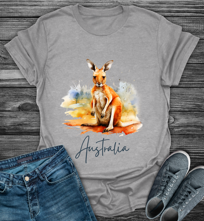 Australia Kangaroo Softstyle T-Shirt