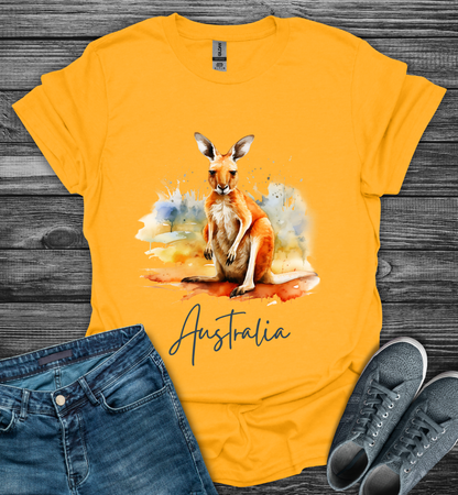 Australia Kangaroo Softstyle T-Shirt