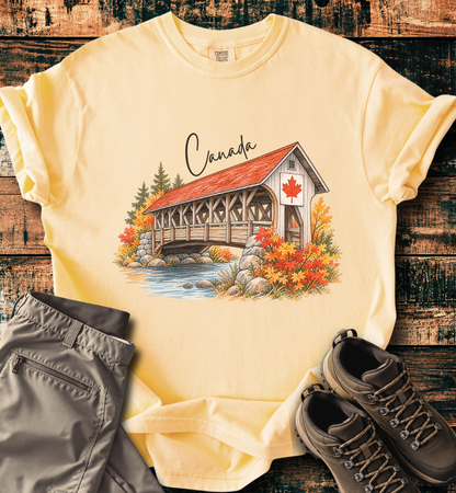 Canada Autumn Maple Leaf Scenic T-shirt