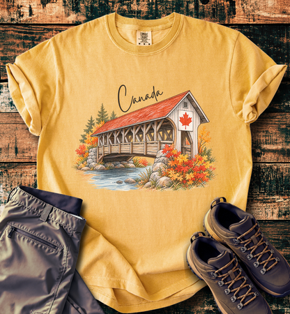 Canada Autumn Maple Leaf Scenic T-shirt