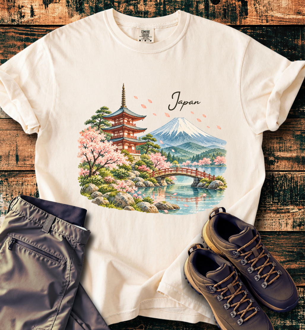 Japan Cherry Blossom T-Shirt