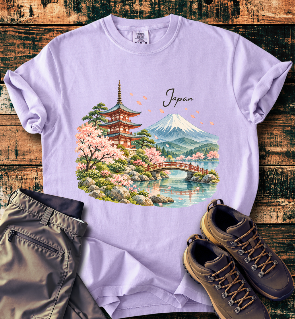 Japan Cherry Blossom T-Shirt