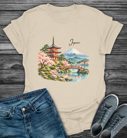 Japan Cherry Blossom Softstyle T-Shirt