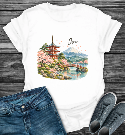Japan Cherry Blossom Softstyle T-Shirt