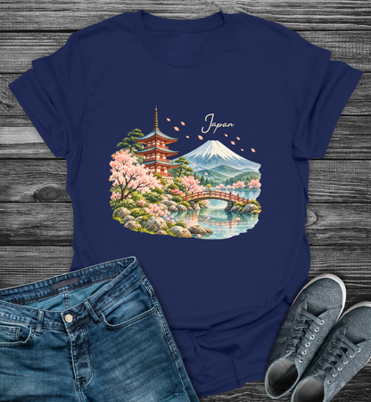 Japan Cherry Blossom Softstyle T-Shirt
