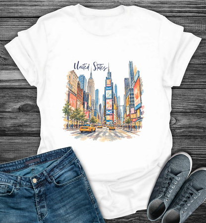 US Times Square Explorer Softstyle T-Shirt