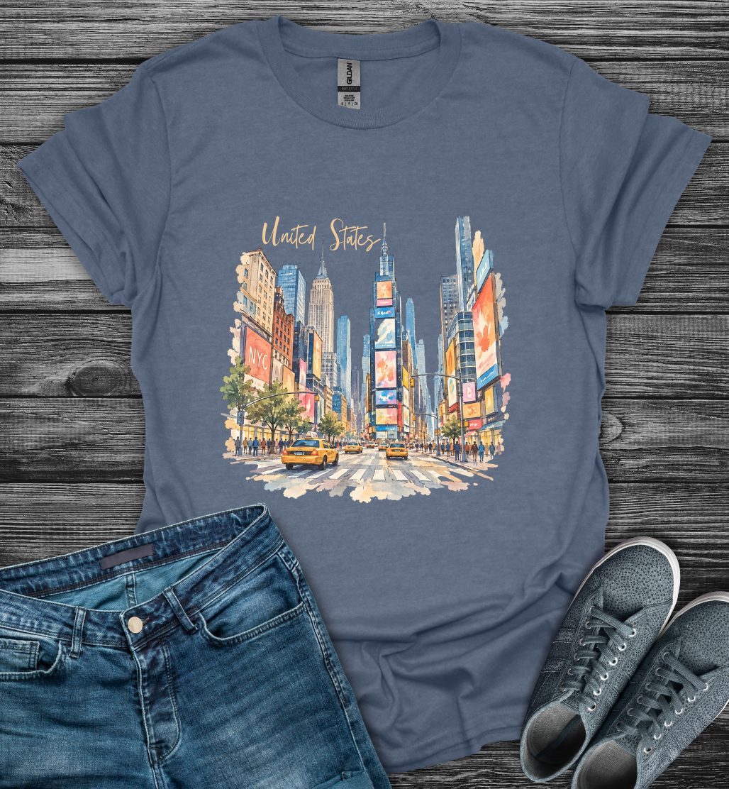 US Times Square Explorer Softstyle T-Shirt