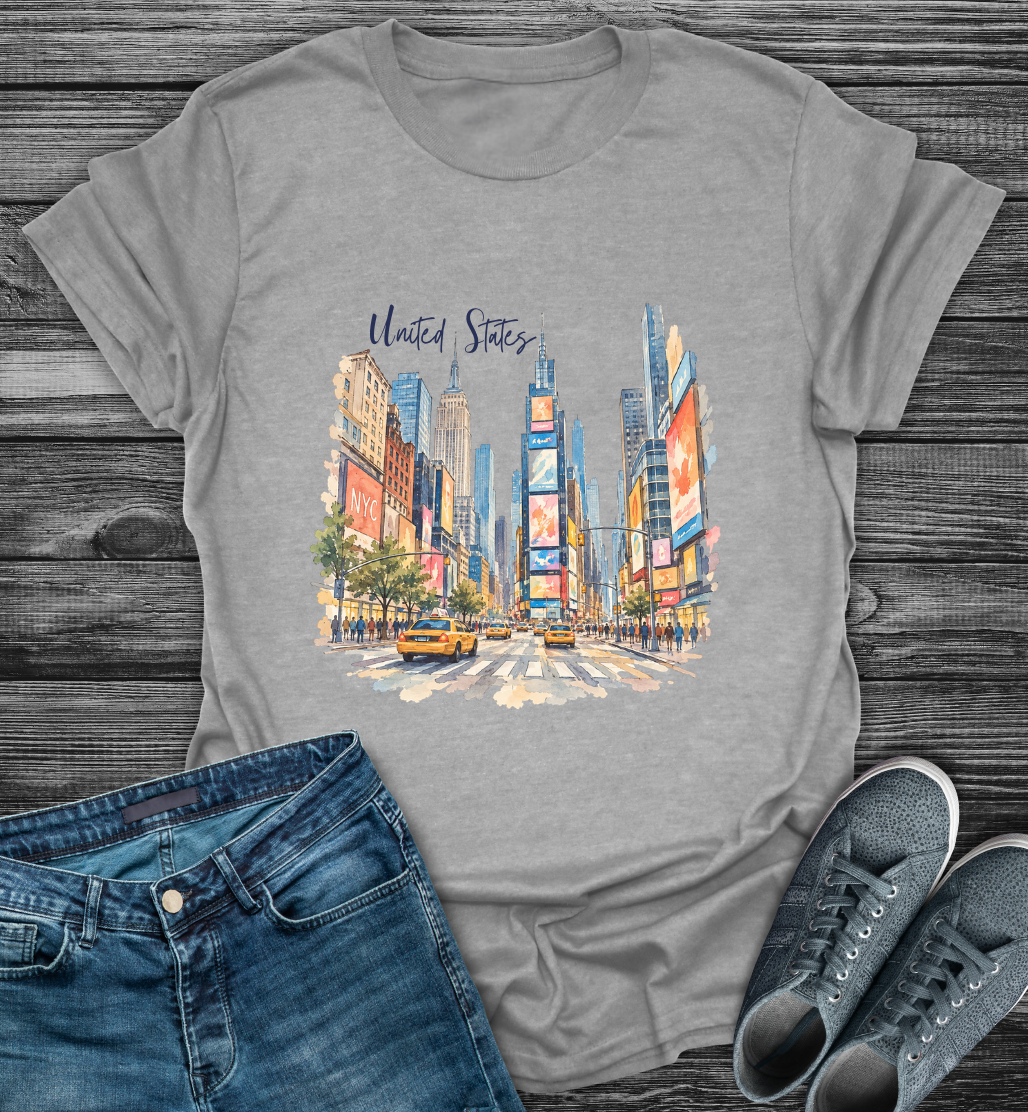 US Times Square Explorer Softstyle T-Shirt