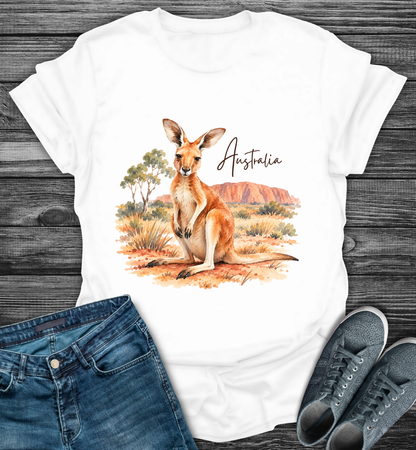 Australia Kangaroo Softstyle T-Shirt