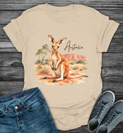Australia Kangaroo Softstyle T-Shirt