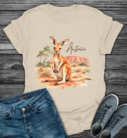 Australia Kangaroo Softstyle T-Shirt
