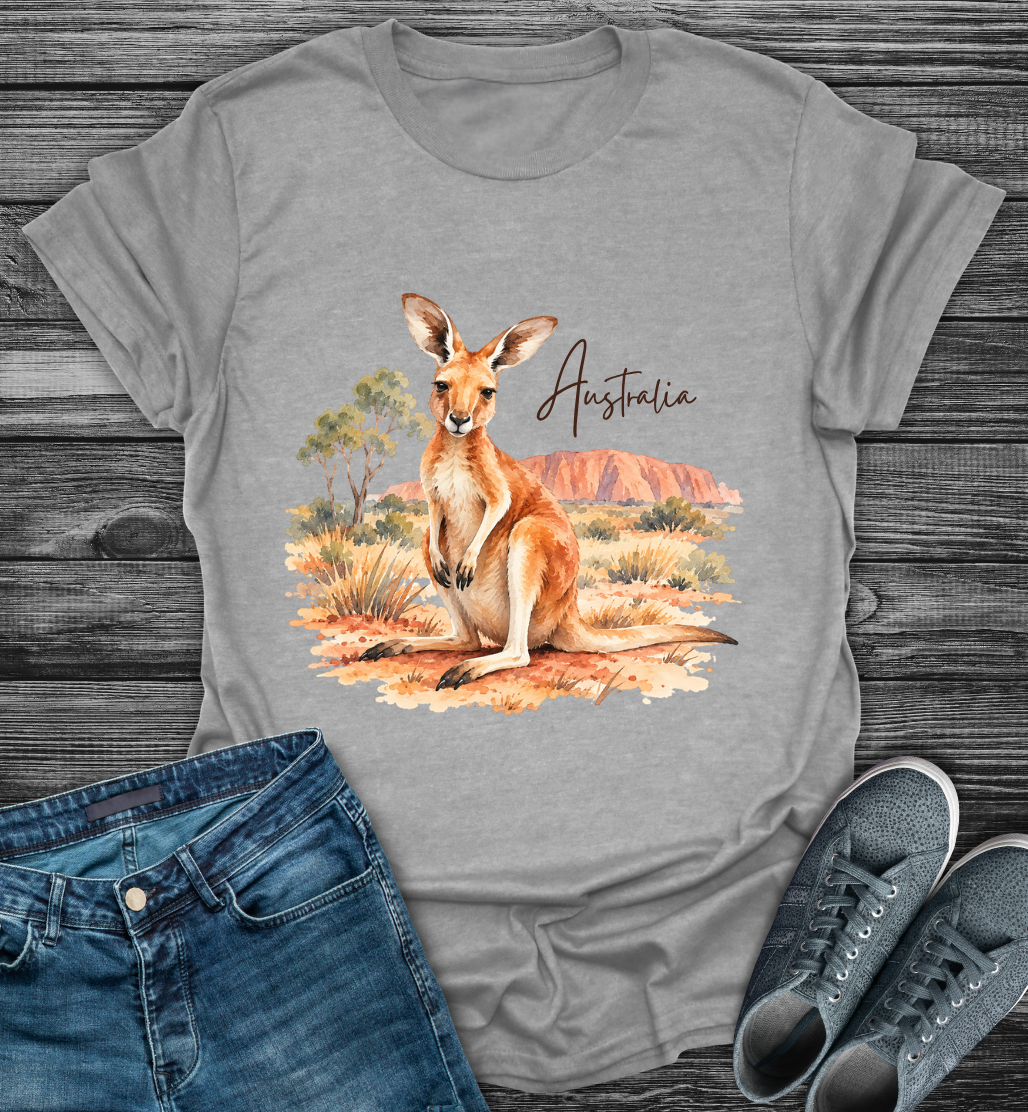 Australia Kangaroo Softstyle T-Shirt