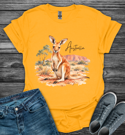 Australia Kangaroo Softstyle T-Shirt