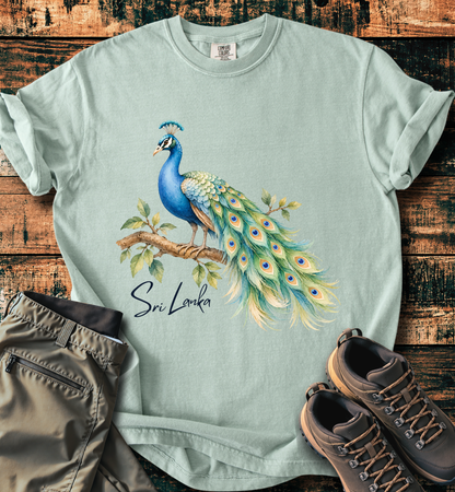 Sri Lanka Peacock Pride T-shirt