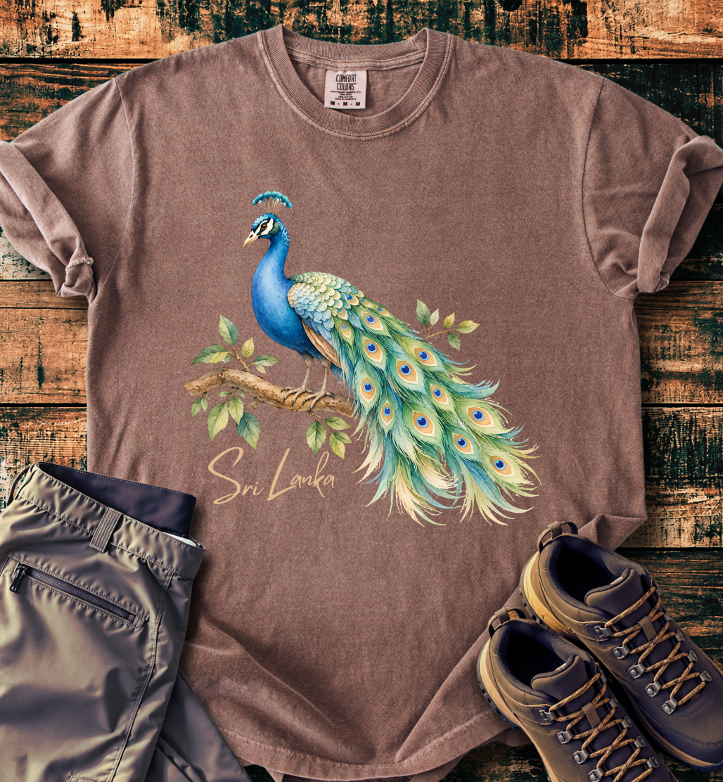 Sri Lanka Peacock Pride T-shirt