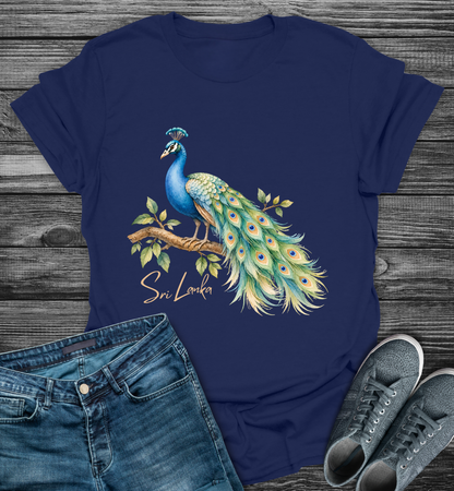 Sri Lanka Peacock Pride Softstyle T-Shirt